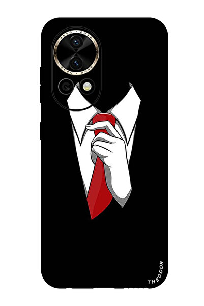 Theodor جراب واقٍ مضاد للخدش والصدمات لهاتف هواوي نوفا 12 برو، بدلة رجالية