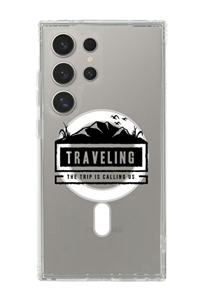 Theodor غلاف لهاتف Samsung Galaxy S24 Ultra متوافق مع MagSafe، غطاء ممتص للصدمات ومقاوم للصدمات أثناء السفر