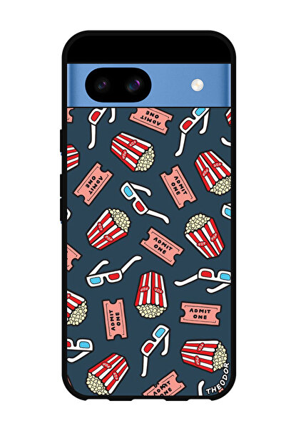 Theodor جراب واقٍ مضاد للخدش والصدمات لهاتف Google Pixel 8a مجموعة الأفلام