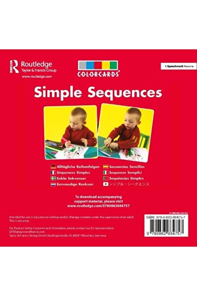 Taylor & Francis بطاقات ألوان التسلسلات البسيطة