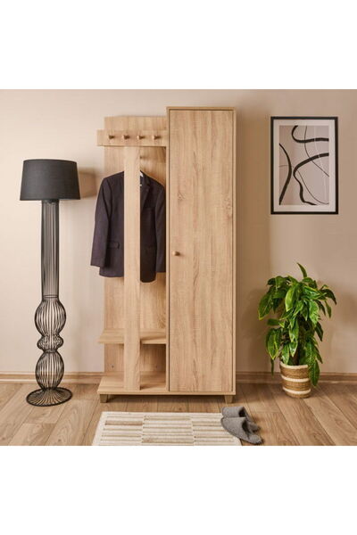 Just Home Belmont Portmanto - Sonoma - 189x36x90 cm