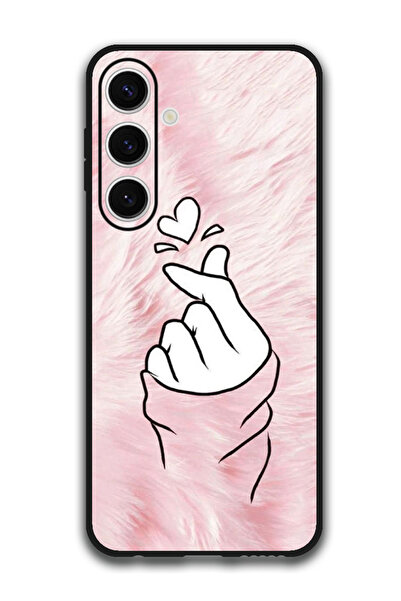 Theodor جراب واقٍ مضاد للخدش والصدمات لهاتف Samsung Galaxy S24 FE Snap Love Pink