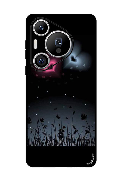 Theodor جراب واقٍ مضاد للخدش والصدمات لهاتف هواوي بيورا 70 برو بلس قلبان (2)