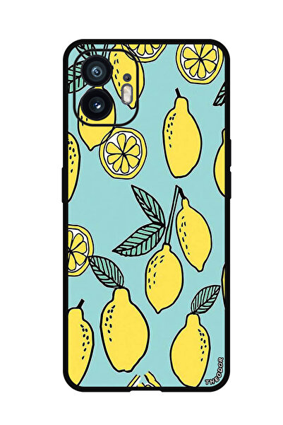 Theodor جراب واقٍ مضاد للخدش والصدمات لهاتف Nothing Phone (2) لون ليموني فيروزي