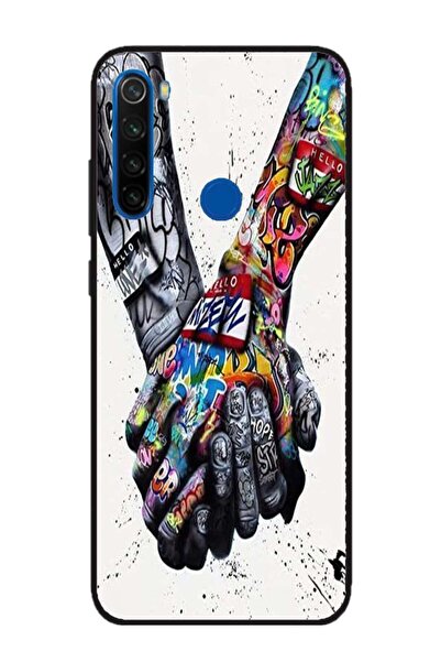 Atlas Husa personalizata Xiaomi Redmi Note 8, Abstract Holding, multicolor, S...