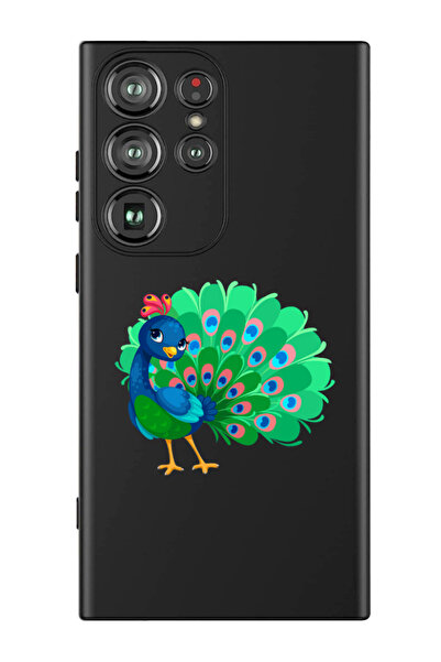 Theodor غطاء حماية سيليكون سائل مقاوم للصدمات لهاتف سامسونج جالاكسي S24 ألترا (أسود) - بيكوك