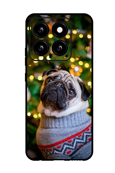 Theodor جراب واقٍ مضاد للخدش والصدمات لهاتف Xiaomi 14 pug_dog_cute