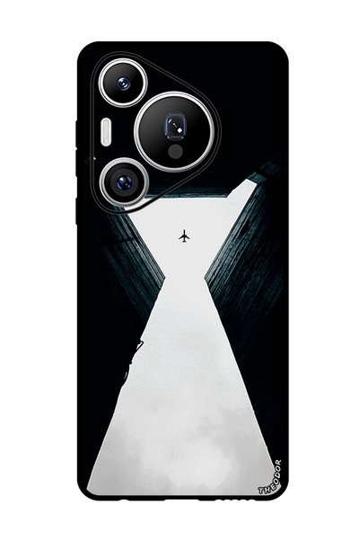 Theodor جراب حماية لهاتف هواوي بيورا 70 برو بلس plane_bottom_view_symmetry