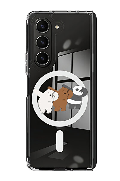 Theodor غلاف لهاتف Samsung Galaxy Z Fold 6 متوافق مع MagSafe، غطاء ممتص للصدم...