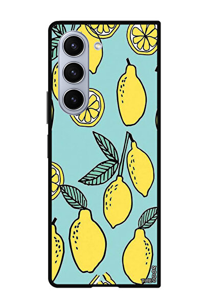 Theodor جراب واقٍ مضاد للخدش والصدمات لهاتف Samsung Galaxy Z Fold 6 - ليموني ...