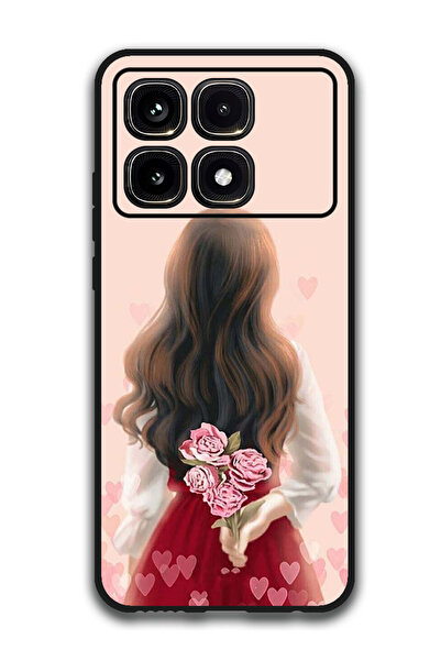 Theodor جراب واقٍ مضاد للخدش والصدمات لهاتف Xiaomi Redmi K70 Ultra، مزين برسومات زهور مخفية للفتيات