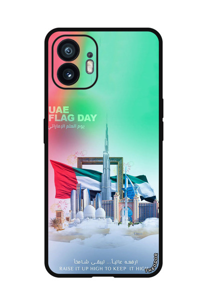 Theodor جراب واقٍ مضاد للخدش والصدمات لهاتف Nothing Phone (2) يوم علم الإمارا...