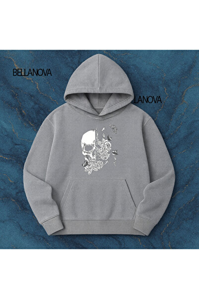 bellanova Κορυφαίας ποιότητας Unisex Φούτερ με κουκούλα και 3 κλωστές