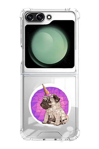 Theodor غلاف لهاتف Samsung Galaxy Z Flip 5 متوافق مع MagSafe، غطاء ممتص للصدم...