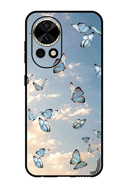 Theodor جراب واقٍ مضاد للخدش والصدمات لهاتف هواوي نوفا 12 برو، لون السماء