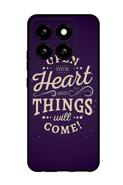 Theodor جراب واقٍ مضاد للخدش والصدمات لهاتف Xiaomi 14 افتح قلبك