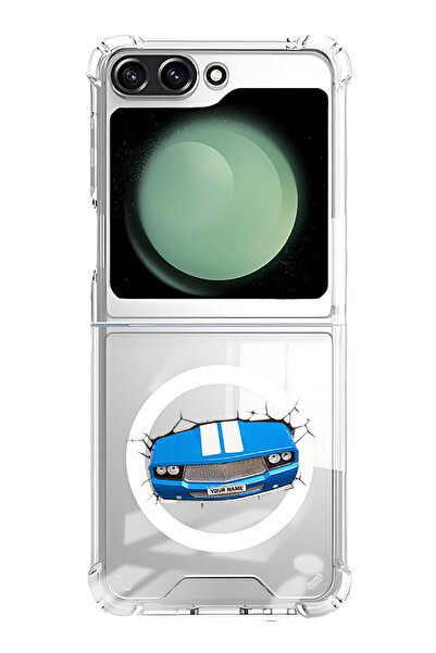 Theodor غلاف لهاتف Samsung Galaxy Z Flip 5 متوافق مع MagSafe، غطاء ممتص للصدم...