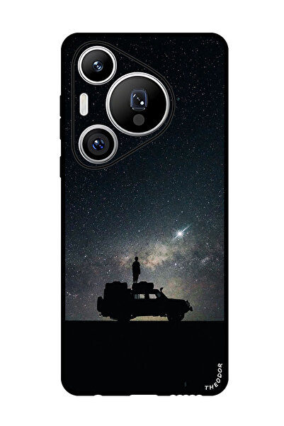 Theodor جراب واقٍ مضاد للخدش والصدمات لهاتف هواوي بيورا 70 برو بلس stars_sky_space