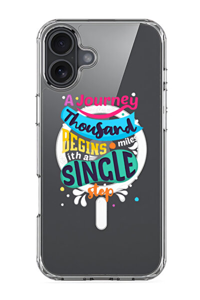 Theodor جراب ماج سيف متوافق مع آيفون 16، غطاء ممتص للصدمات للهاتف - رحلة آلاف