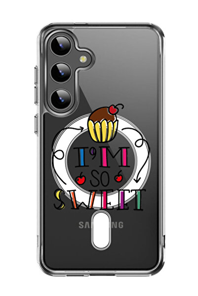 Theodor غلاف لهاتف Samsung Galaxy S24 متوافق مع MagSafe، غطاء ممتص للصدمات مق...