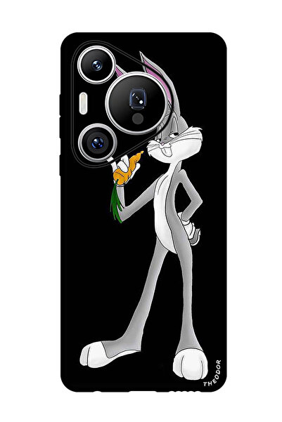 Theodor جراب واقٍ مضاد للخدش والصدمات لهاتف هواوي بيورا 70 برو بلس - أرنب