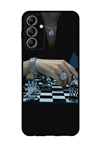 Theodor جراب واقٍ مضاد للخدش والصدمات لهاتف Samsung Galaxy A15 Chess 1