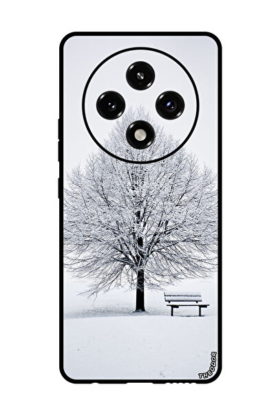 Theodor جراب واقٍ مضاد للخدش والصدمات لهاتف Oppo A3 Pro bench_snow_winter