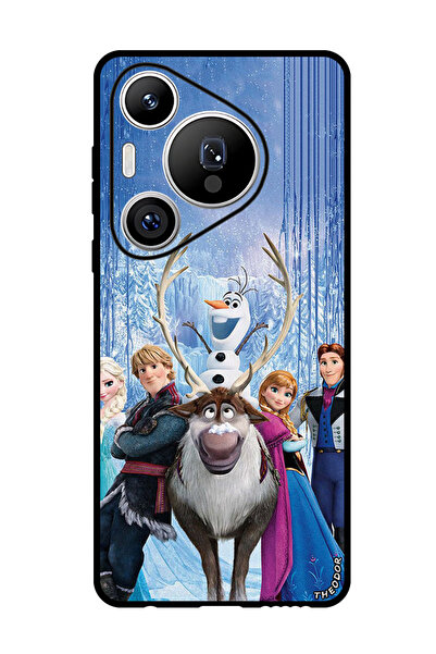 Theodor جراب واقٍ مضاد للخدش والصدمات لهاتف هواوي بيورا 70 برو آنا إلسا آيس