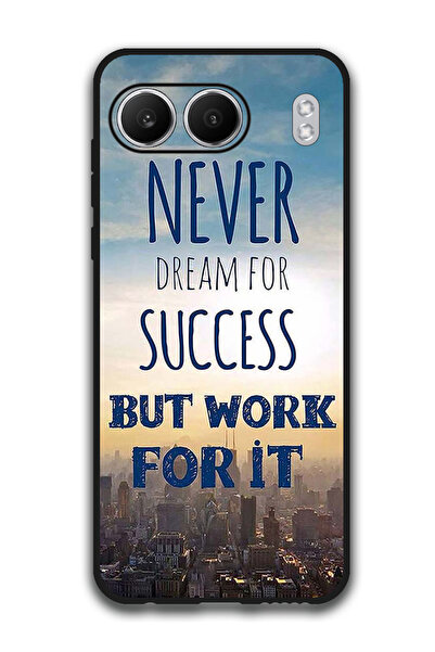 Theodor جراب واقٍ مضاد للخدش والصدمات لهاتف OnePlus Nord 4 لا يحلم أبدًا بالنجاح