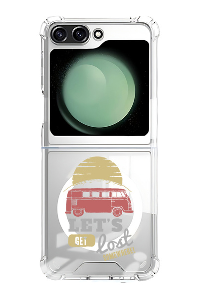 Theodor Case for Samsung Galaxy Z Flip 5 Compatible with MagSafe, Shockproof ...