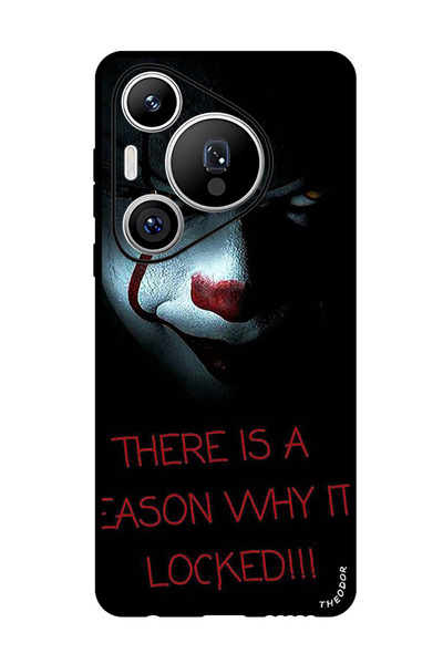 Theodor جراب واقٍ مضاد للخدش والصدمات لهاتف هواوي بيورا 70 برو بلس - جوكر مغلق