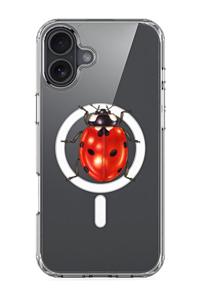 Theodor جراب ماج سيف متوافق مع آيفون 16، غطاء ممتص للصدمات للهاتف - ليدي باج