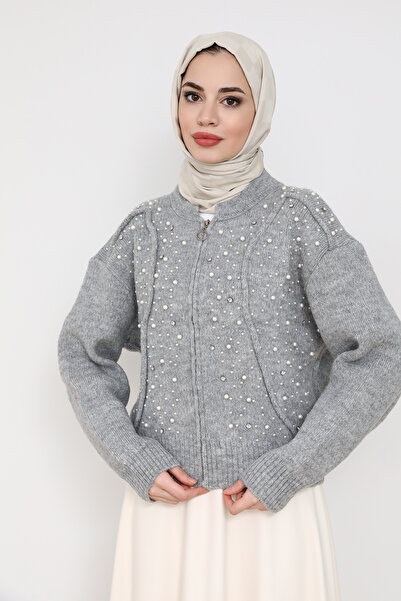 moda auram İncili Premium Hırka