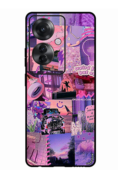 Theodor جراب واقٍ مضاد للخدش والصدمات لهاتف Oppo Reno 11F سلكي مرن ولكنه جيد