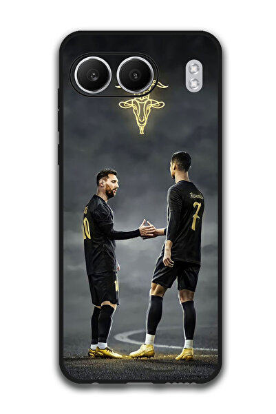 Theodor جراب واقٍ مضاد للخدش والصدمات لهاتف OnePlus Nord 4 ميسي رونالدو الماعز