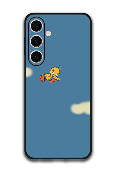 Theodor جراب واقٍ مضاد للخدش والصدمات لهاتف Samsung Galaxy S24 FE، طائر أصفر ...