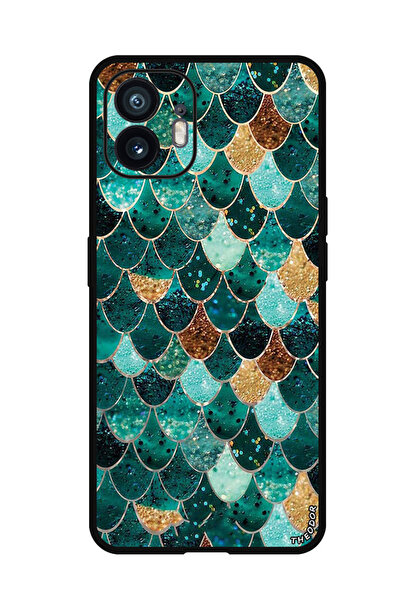 Theodor جراب واقٍ مضاد للخدش والصدمات لهاتف Nothing Phone (2) بنمط خياشيم السمك