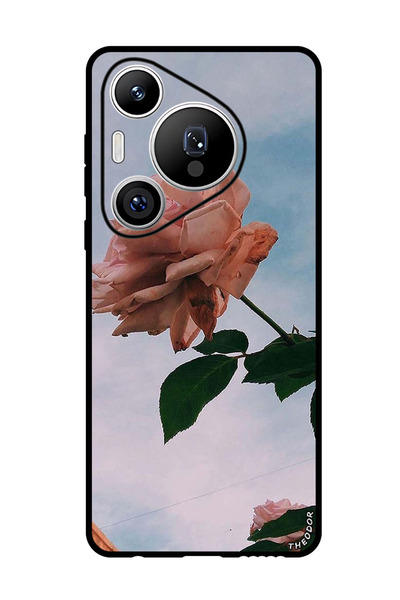 Theodor جراب واقٍ مضاد للخدش والصدمات لهاتف هواوي بيورا 70 برو بلس، لون وردي واحد