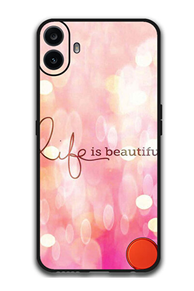 Theodor جراب واقٍ مضاد للخدش والصدمات لهاتف CMF 1 Life Is Beautiful