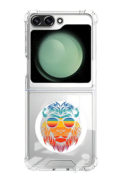 Theodor Case for Samsung Galaxy Z Flip 5 Compatible with MagSafe, Shockproof ...