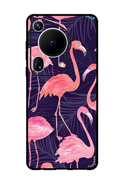 Theodor جراب واقٍ مضاد للخدش والصدمات لهاتف هواوي بيورا 70 ألترا فلامنجو