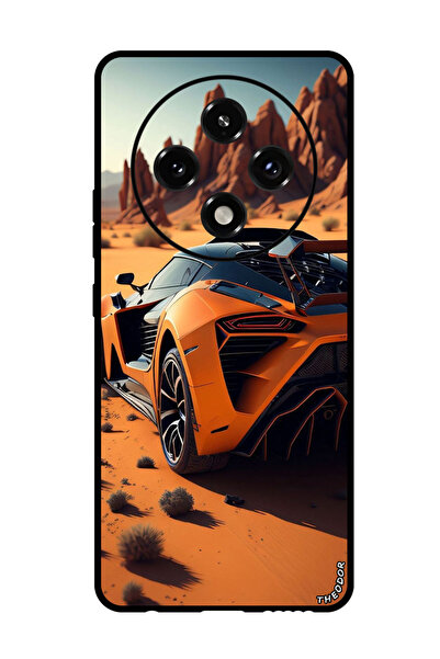 Theodor جراب واقٍ مضاد للخدش والصدمات لهاتف Oppo A3 Pro سيارة في الصحراء