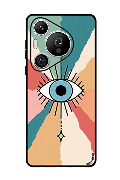 Theodor جراب واقٍ مضاد للخدش والصدمات لهاتف هواوي بيورا 70 برو بلس، عين الشر 1