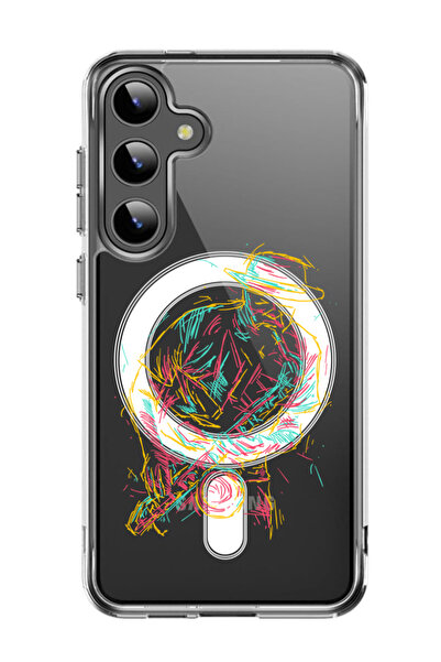 Theodor غلاف لهاتف Samsung Galaxy S24 متوافق مع MagSafe، غطاء ممتص للصدمات مق...