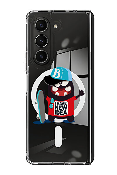 Theodor غلاف لهاتف Samsung Galaxy Z Fold 6 متوافق مع MagSafe، جراب مقاوم للصد...