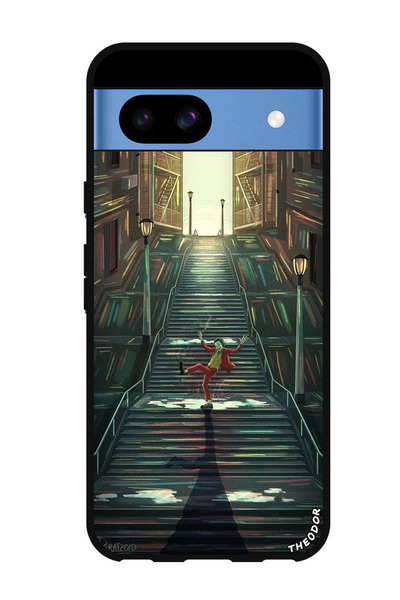 Theodor جراب واقٍ مضاد للخدش والصدمات لهاتف Google Pixel 8a Joker على الدرج