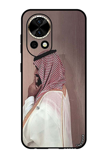 Theodor جراب واقٍ مضاد للخدش والصدمات لهاتف هواوي نوفا 12 ميجابايت، ابتسامة