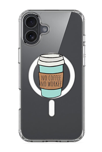 Theodor جراب Magsafe متوافق مع iPhone 16، غطاء ممتص للصدمات للهاتف - لا قهوة ...