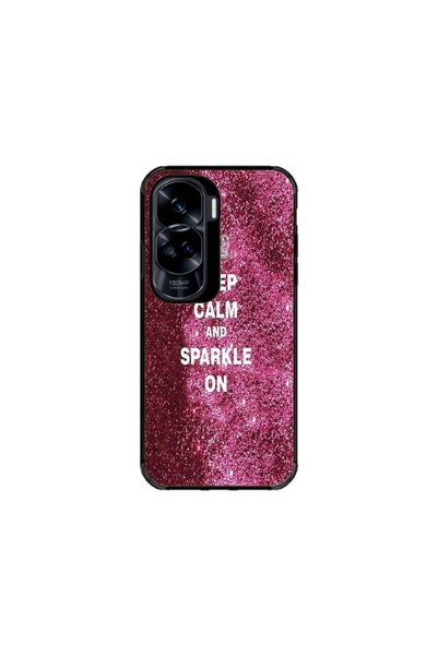 Atlas Personalized Case and Silicone Film for Honor 90 Lite, Keep Calm and Sp...