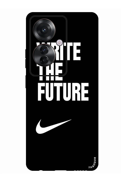 Theodor جراب واقٍ مضاد للخدش والصدمات لهاتف Oppo F25 Pro اكتب المستقبل